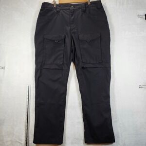 FREE SOLDIER Mens Black Cargo Utility Tactical Pants Size 36x32
